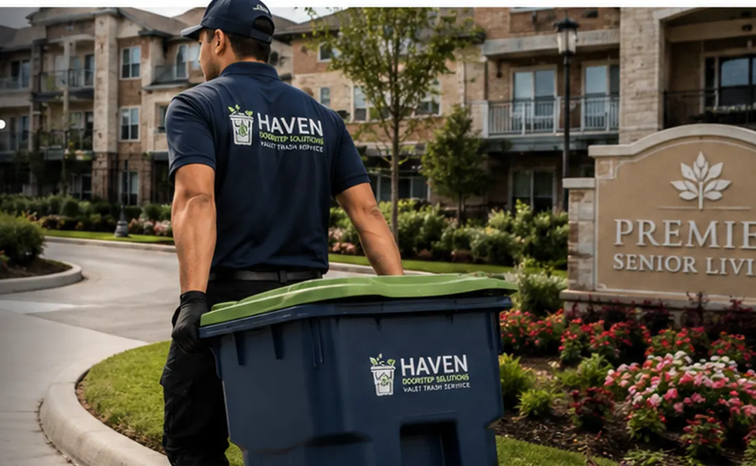 Haven Doorstep Solutions team member serving a clean residential community